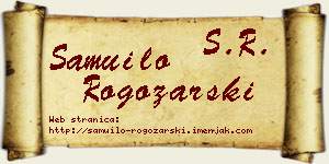 Samuilo Rogožarski vizit kartica